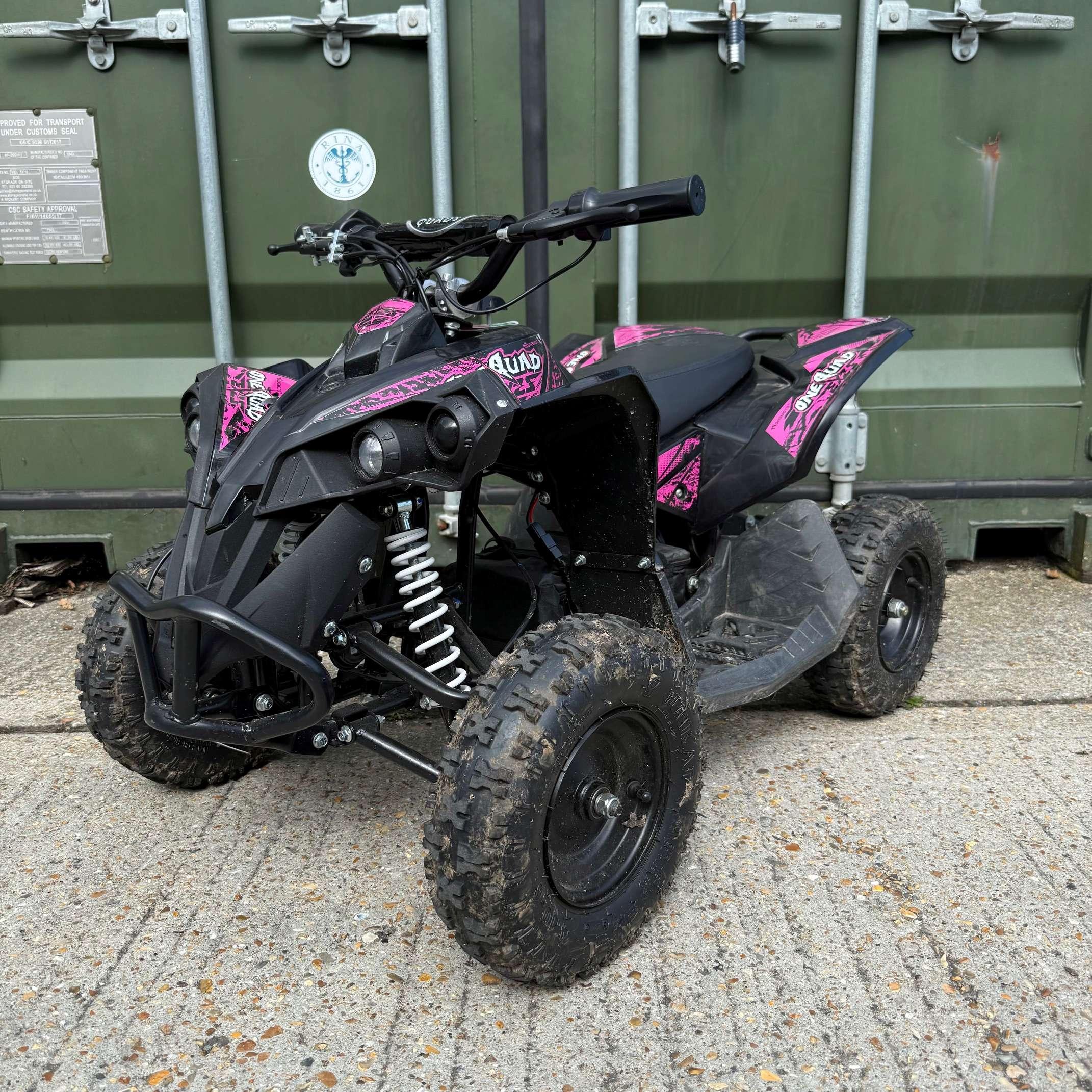 Used RiiRoo 1000w 36v Electric Kids Quad Bike - Pink (Fully Built)