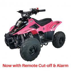 BUNDLE DEAL! 2022 VRX70 Kids Quad Bike With Remote Safety Cut Off - PINK