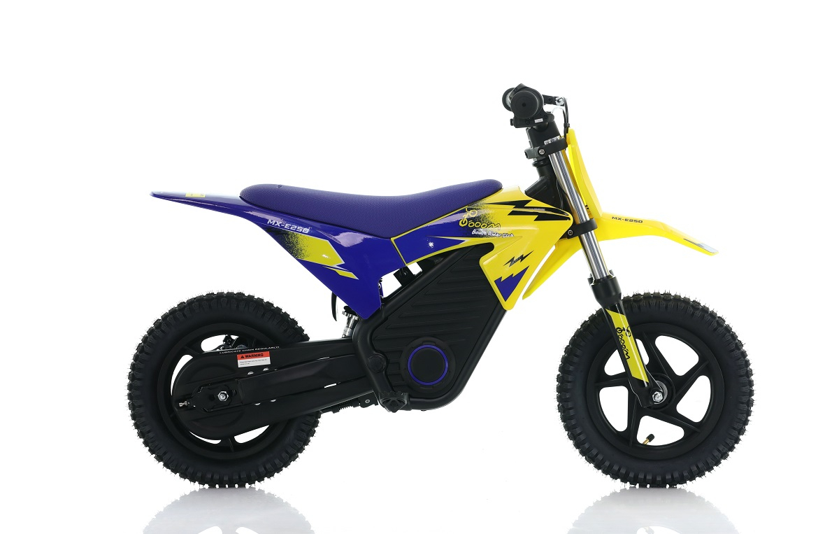 Warrior E-250 Kids Electric 250w Dirt Bike 12/12 - Yellow