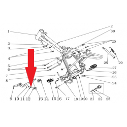 Washer - RFN Thunder Pro 110cc Dirt Bike