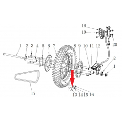 Washer- RFN 125cc / 140cc Thunder Dirt Bike