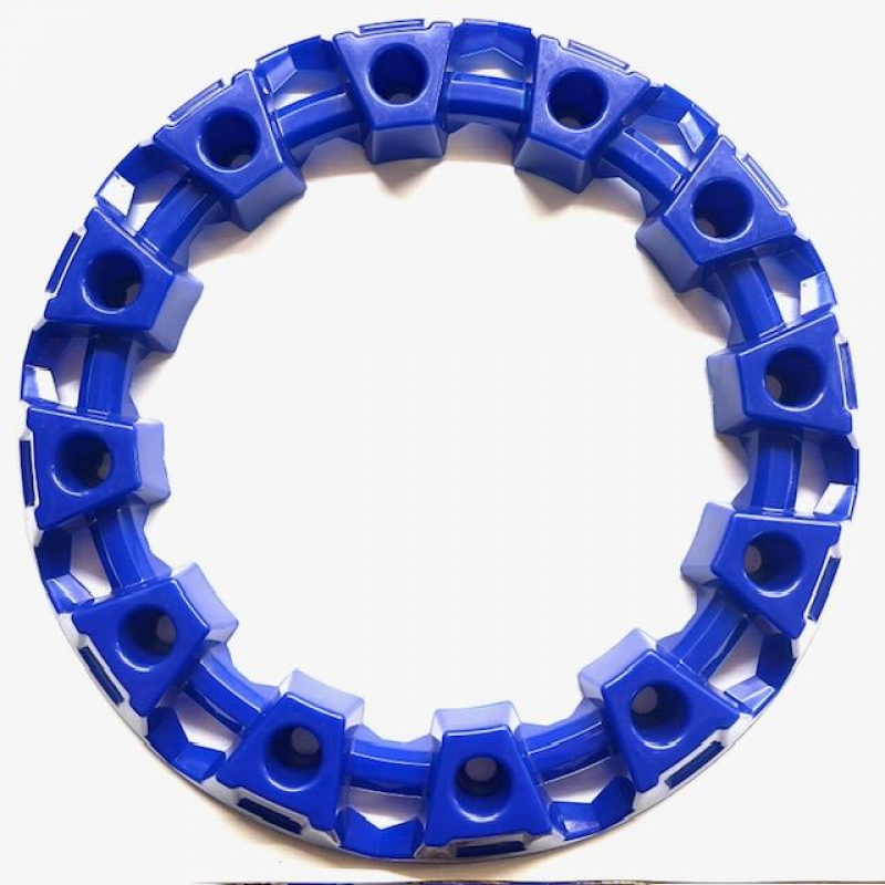 Blue Wheel Rim Trim Set (4 Items) - Renegade Ranger 1200w Quad 
