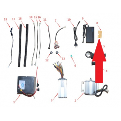 Wire Connector - 1200w & 2000w Electric Dirt Bike