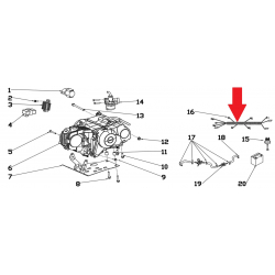 Wiring Harness - RFN 70cc / 110cc Thunder Dirt Bike