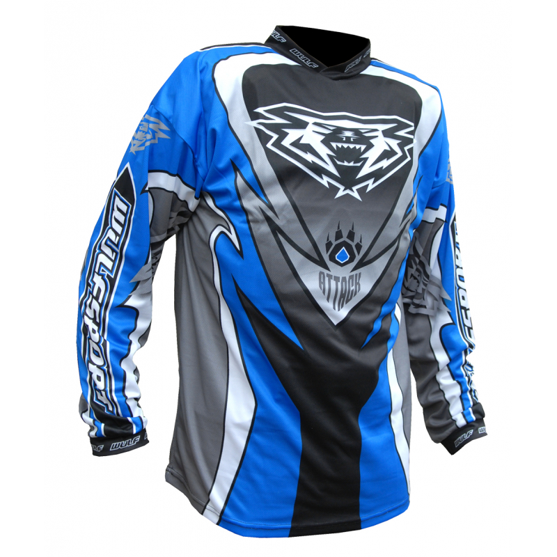 Wulfsport ATTACK Cub Race Shirt - Blue