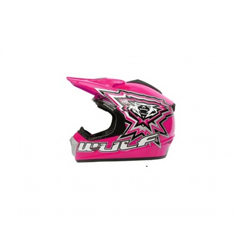 Wulfsport Cub Crossflite Helmet - Pink