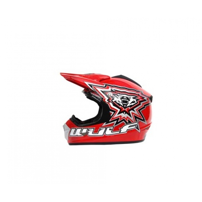 Wulfsport Cub Crossflite Helmet - Red