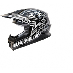 Wulfsport Libre-X Motocross Helmet - Black
