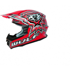 Wulfsport Libre-X Motocross Helmet - Red