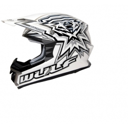 Wulfsport Libre-X Motocross Helmet - White