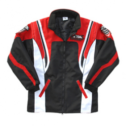 Wulfsport Track Jacket - Red Front
